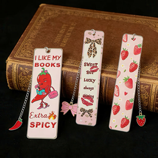 Bold Girl Style Stainless Steel Bookmark