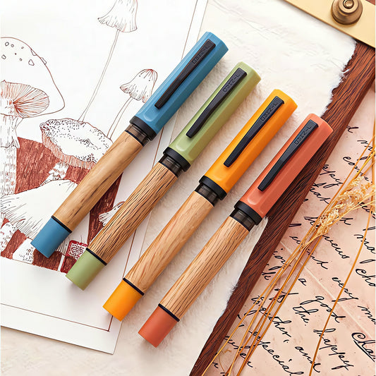 JINHAO 58 Retro Color Wooden Fountain Pen