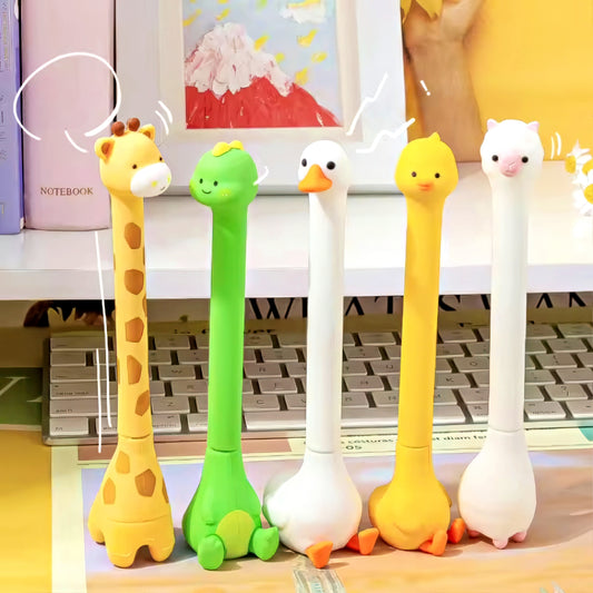 Cute Standing Animal Gel Pen