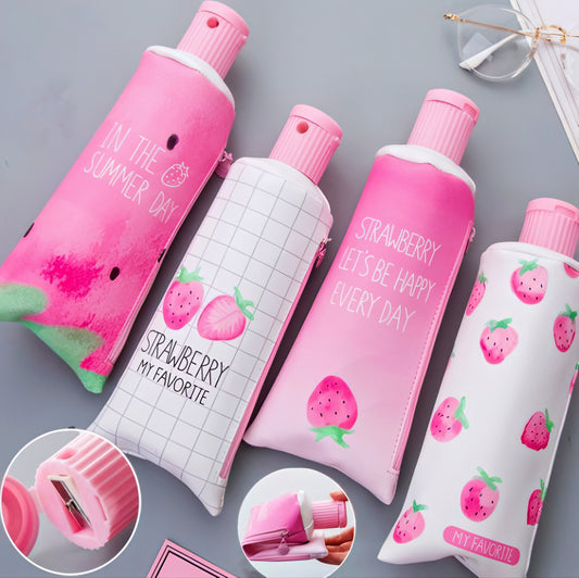 Toothpaste Shaped Pencil Case