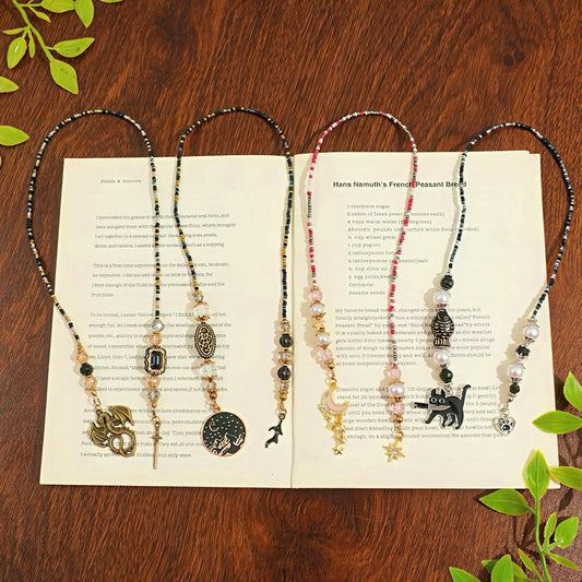Fantasy Themed Beaded Chain Bookmark