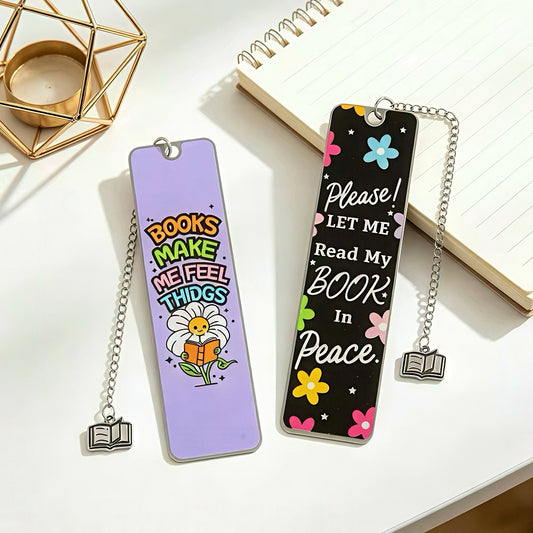 Stainless Steel Bookmark for Book Lovers