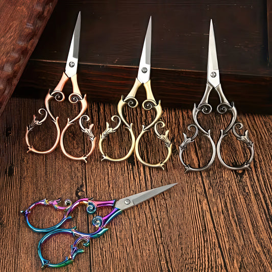 Vintage Floral Style Scissors