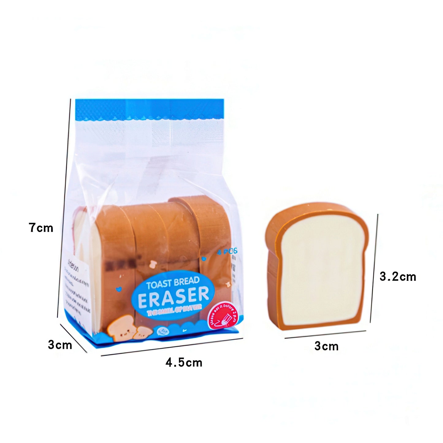 Chocolate and Cookie Shaped Erasers