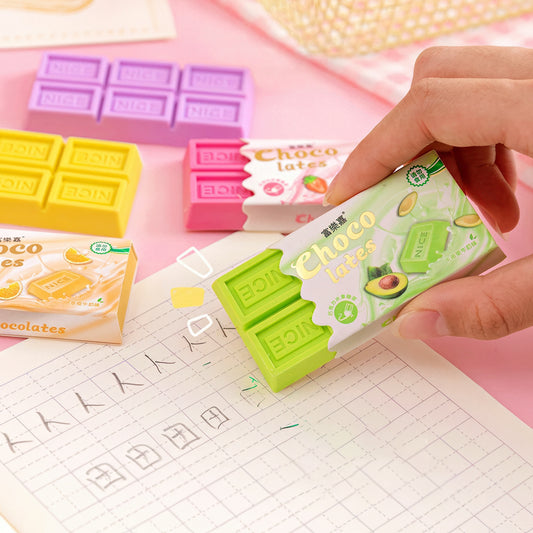 Chocolate and Cookie Shaped Erasers