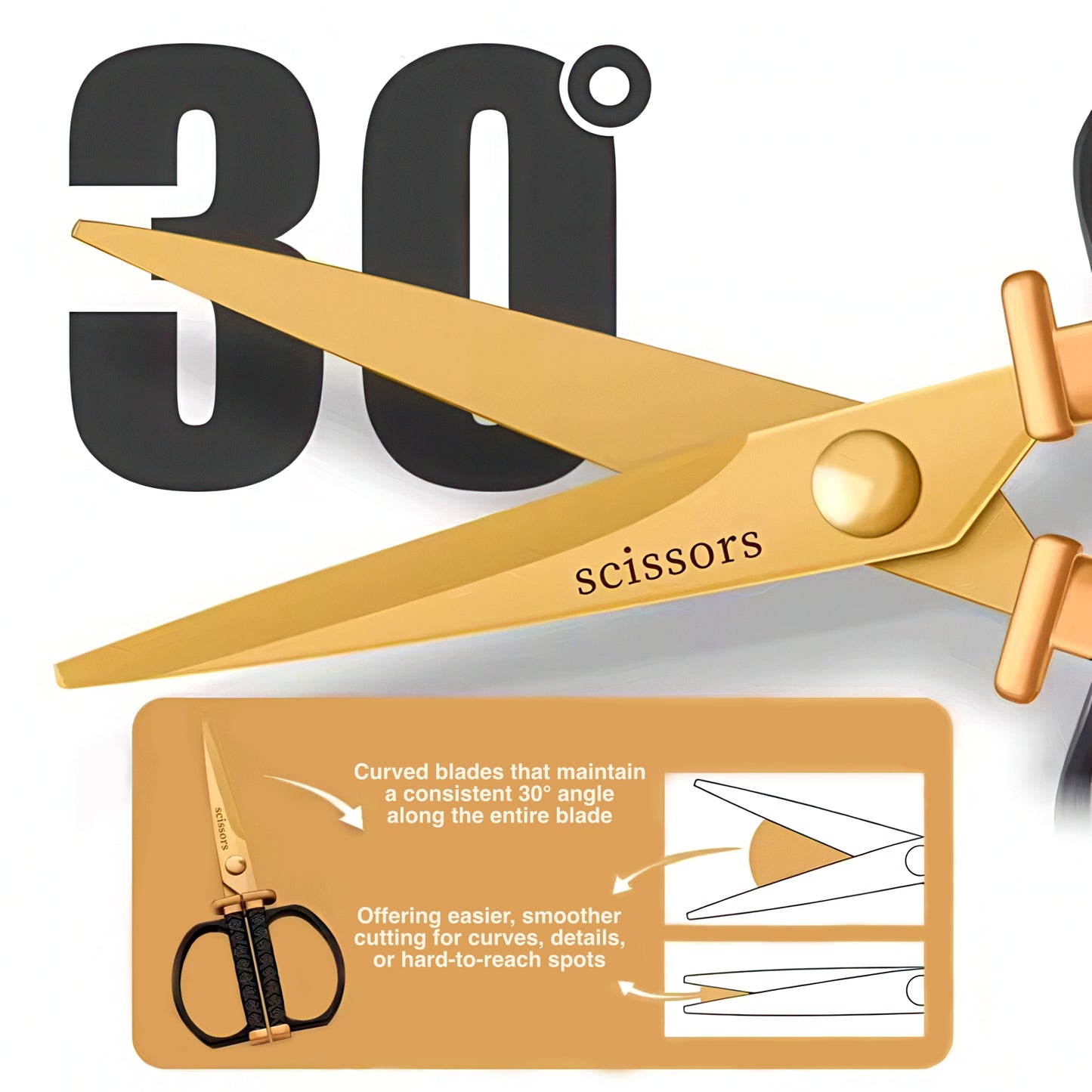 Japan Style Scissors with Protective Case