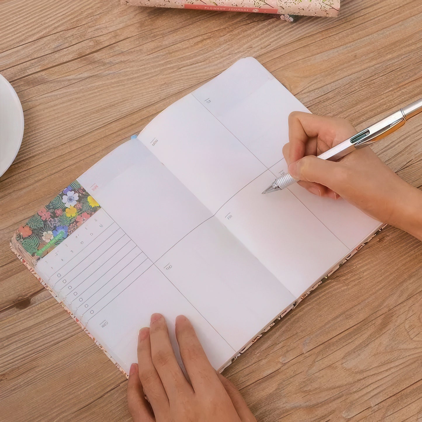 Floral Theme Planner Journal