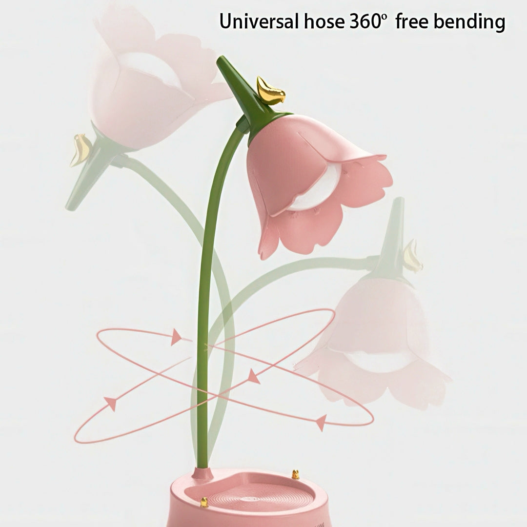 Aesthetic Flower Rechargeable LED Desk Lamp