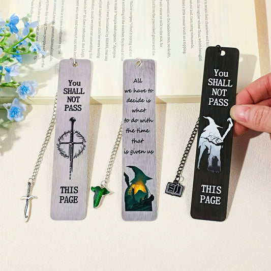 The Lord of the Rings Stainless Steel Bookmark