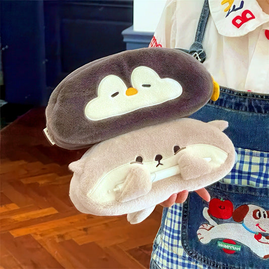 Cute Animal Plush Pencil Case