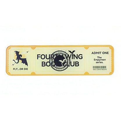 Fourth Wing Themed Acrylic Bookmark