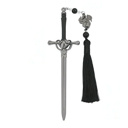 Fourth Wing Sword Shaped Metal Bookmark