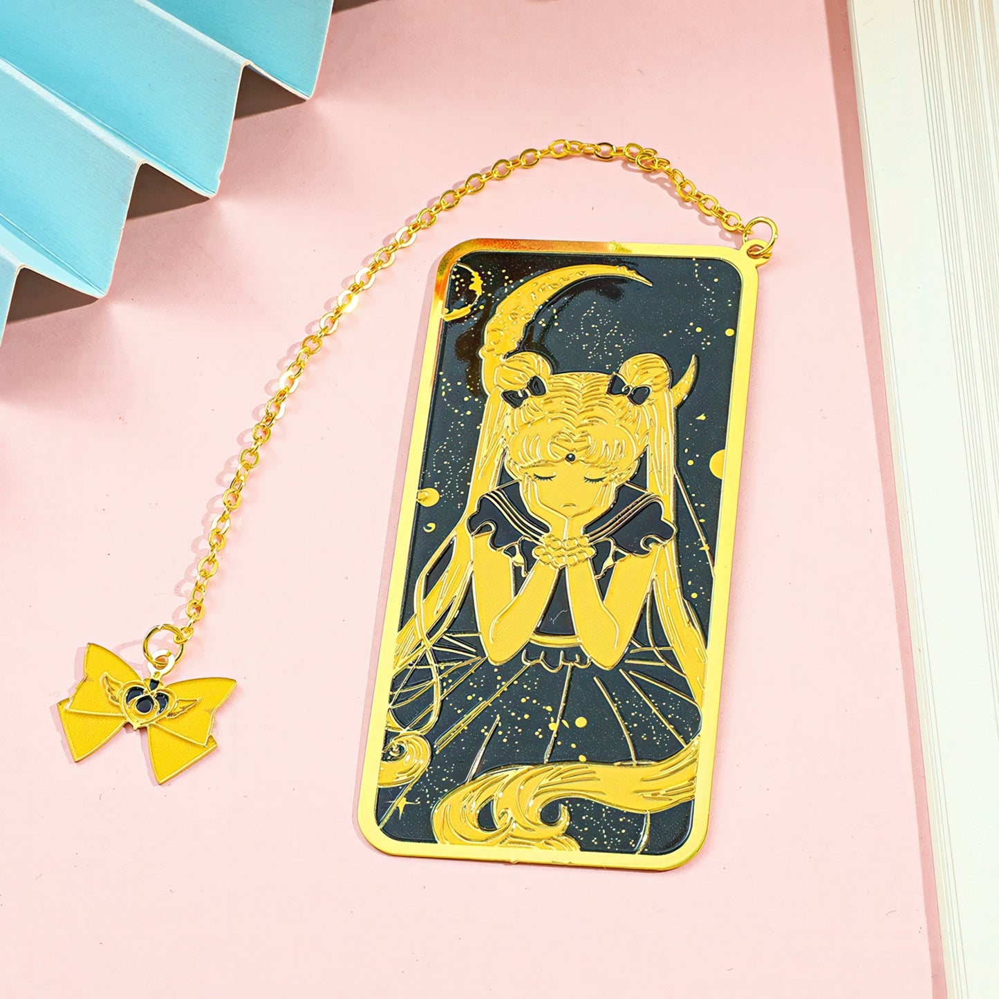 Sailor Moon Manga Themed Metal Bookmark