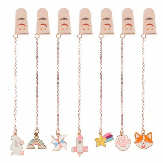 Cute Little Charm Metal Bookmark