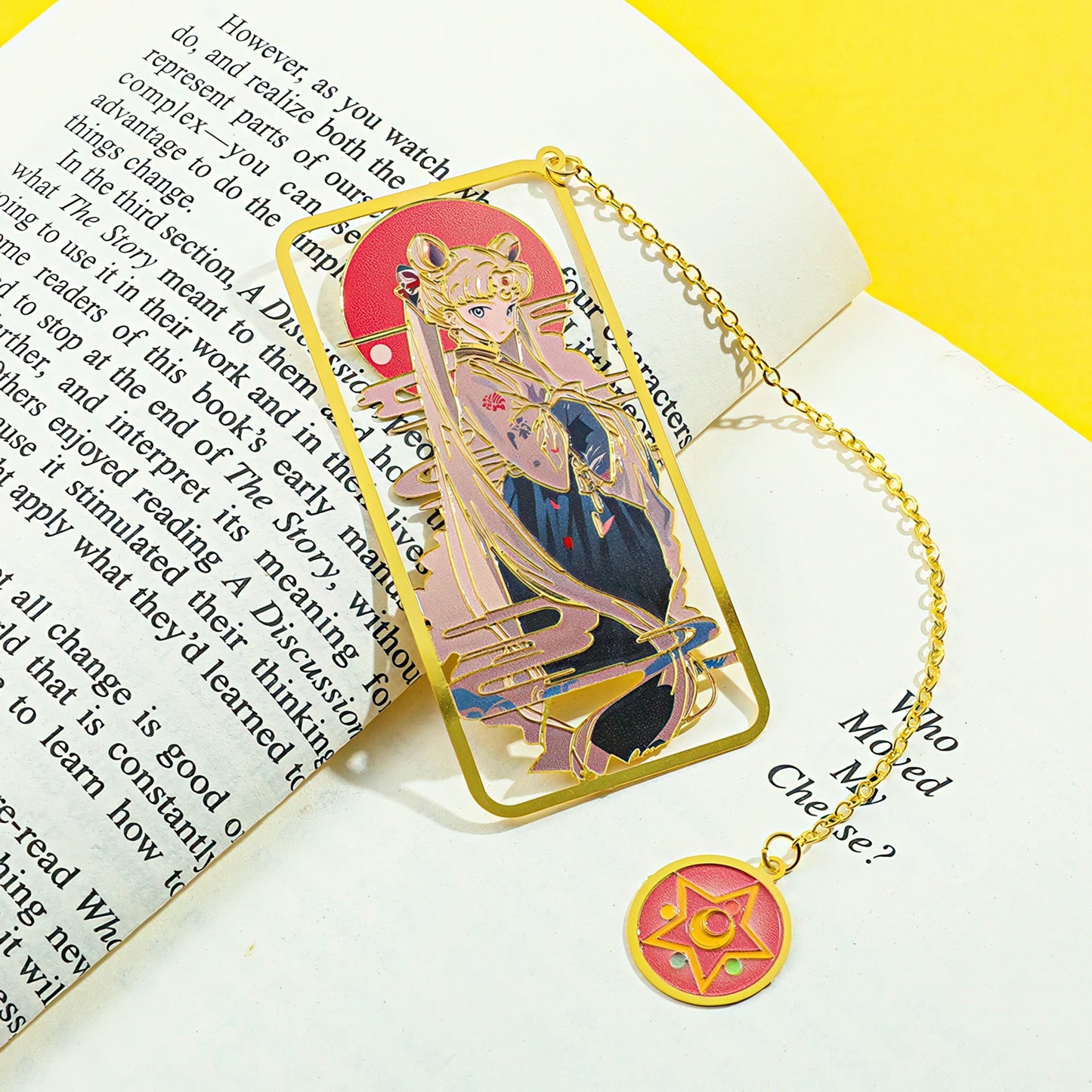 Sailor Moon Manga Themed Metal Bookmark
