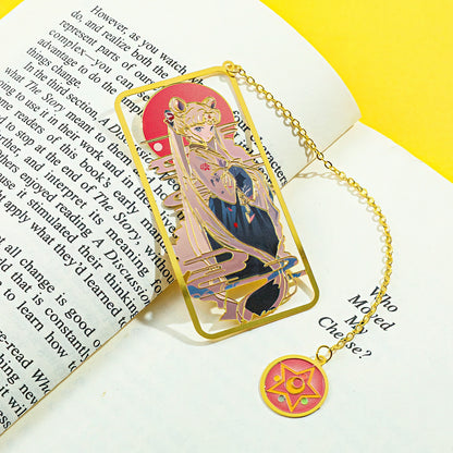 Sailor Moon Manga Themed Metal Bookmark