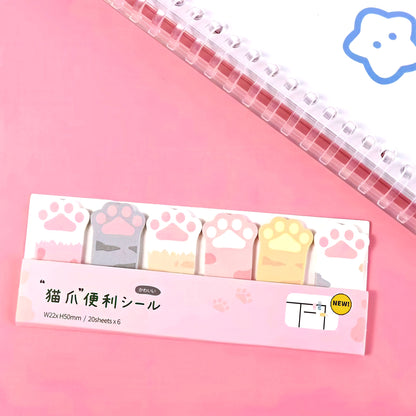 Cat Paw Sticky Index Tabs