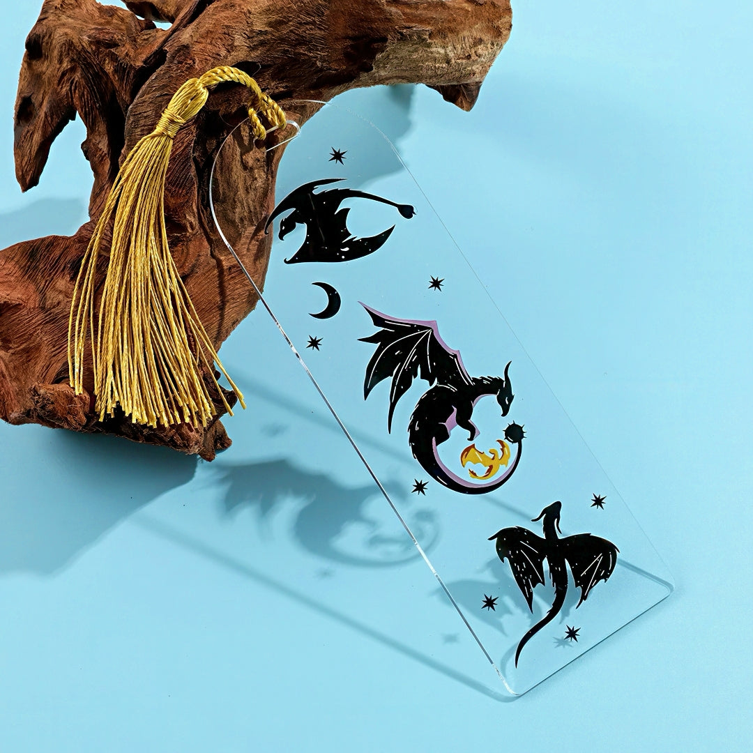 Fourth Wing Themed Acrylic Bookmark