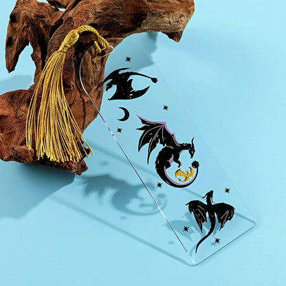 Fourth Wing Themed Acrylic Bookmark