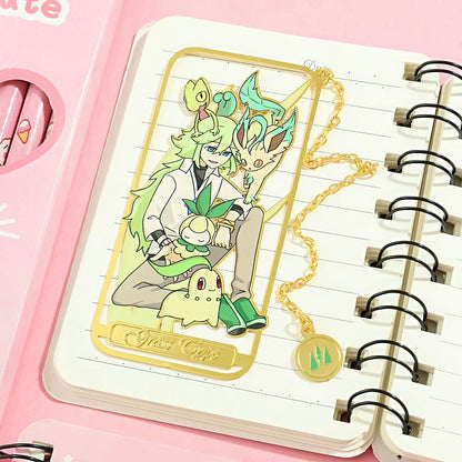 Pokemon Trainers Metal Bookmark