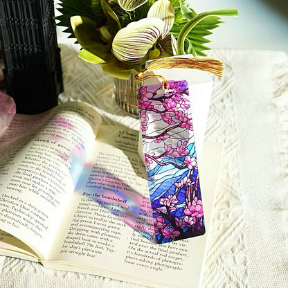 Acrylic Bookmark with Stained Glass Design