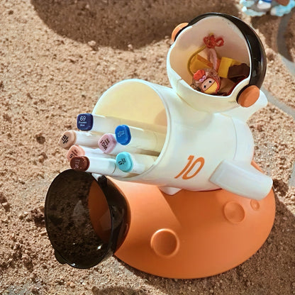 Rocket Shaped Pen Holder