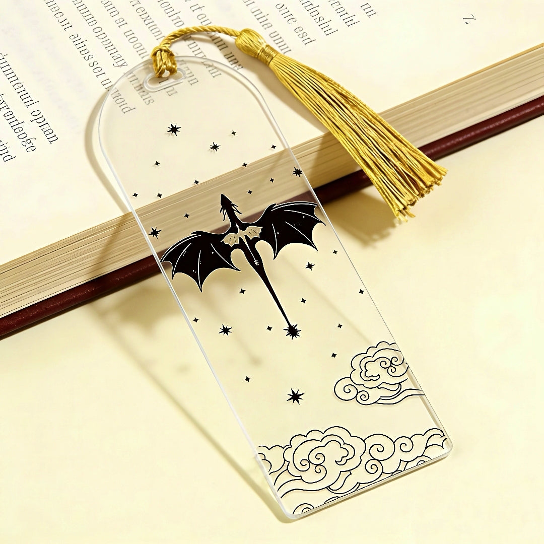 Fourth Wing Themed Acrylic Bookmark
