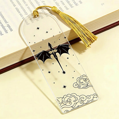 Fourth Wing Themed Acrylic Bookmark