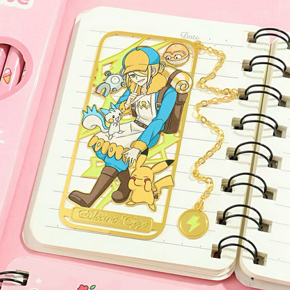 Pokemon Trainers Metal Bookmark