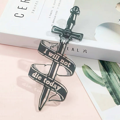 Fourth Wing Dragon Shaped Acrylic Bookmark