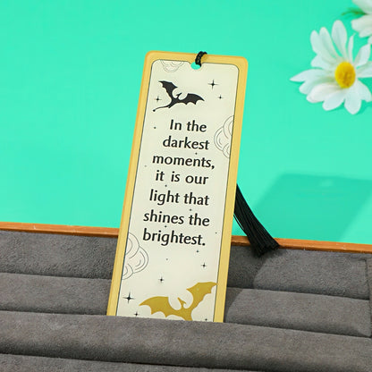 Fourth Wing Themed Acrylic Bookmark