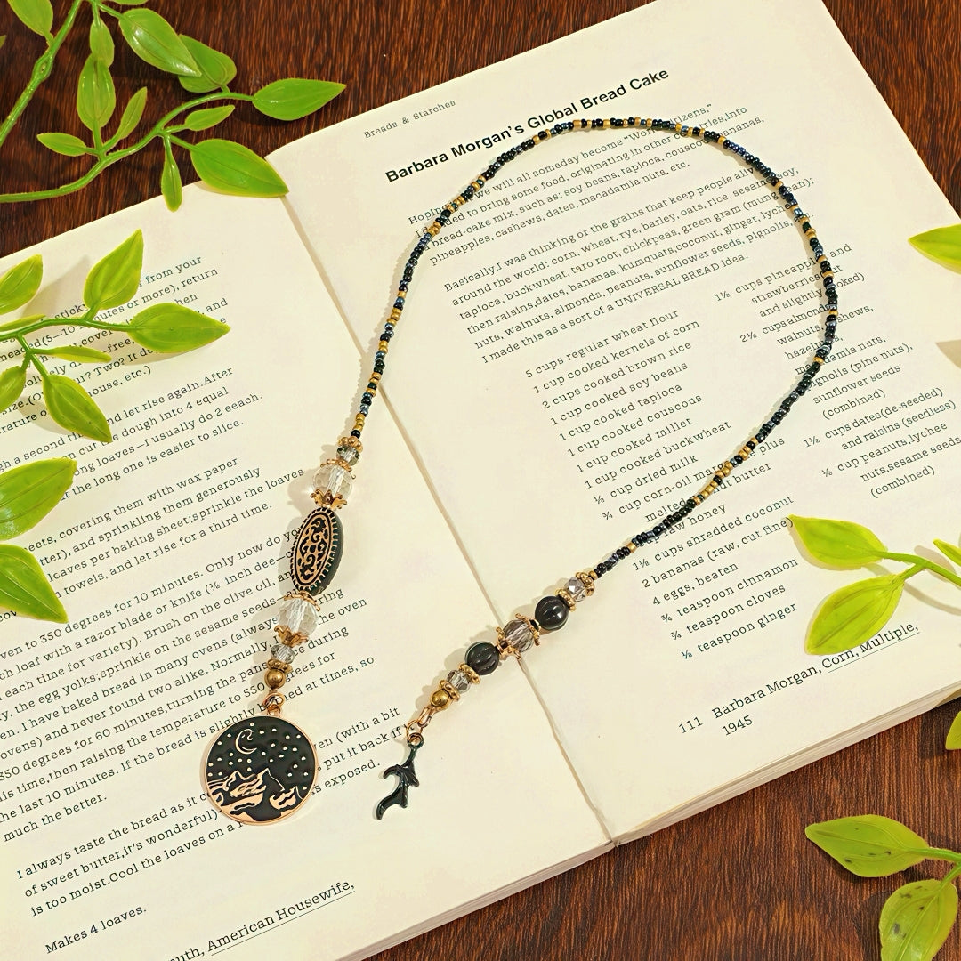 Fantasy Themed Beaded Chain Bookmark
