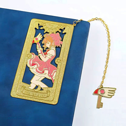 Cardcaptor Sakura Manga Themed Metal Bookmark