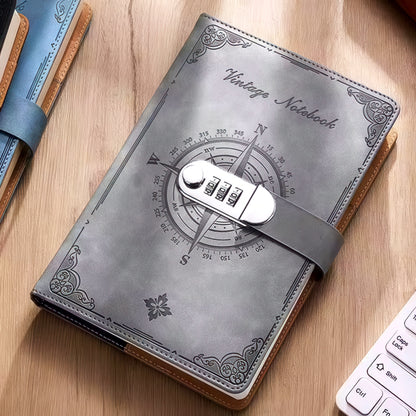 A5 Notebook with Combination Lock