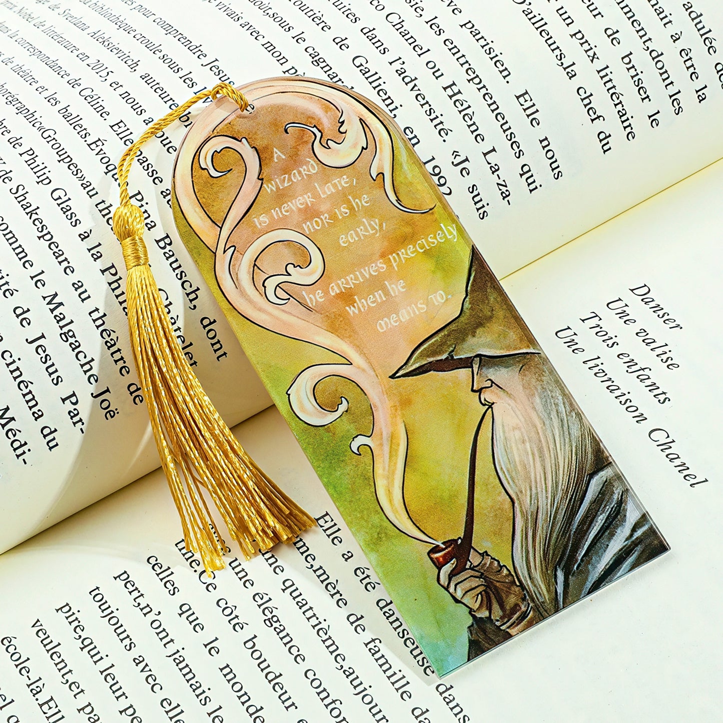 The Lord of the Rings Themed Acrylic Bookmark