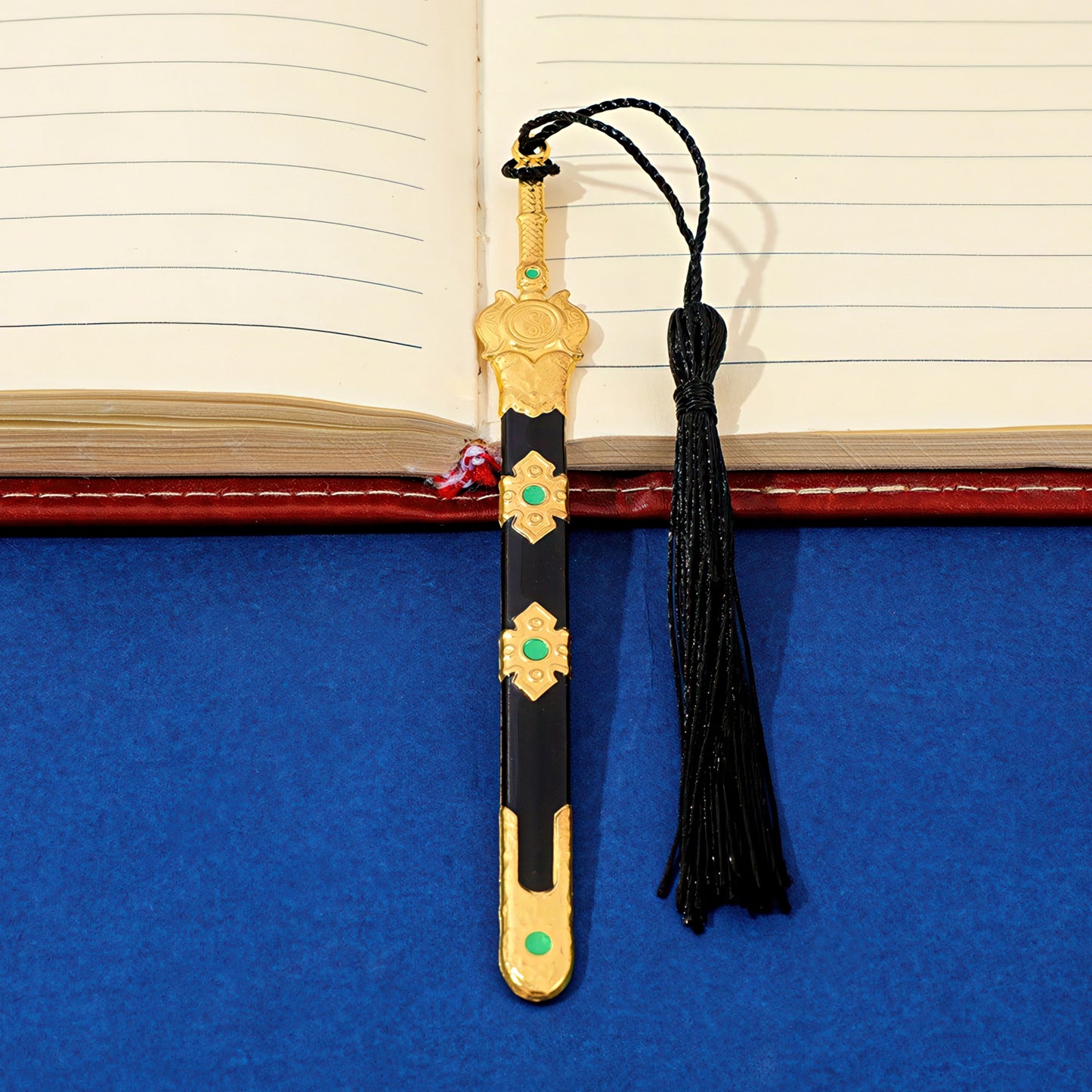Wuxia Sword Shaped Metal Bookmark