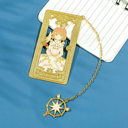 Cardcaptor Sakura Manga Themed Metal Bookmark