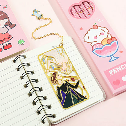 Disney Movie Frozen Elsa and Anna Metal Bookmark