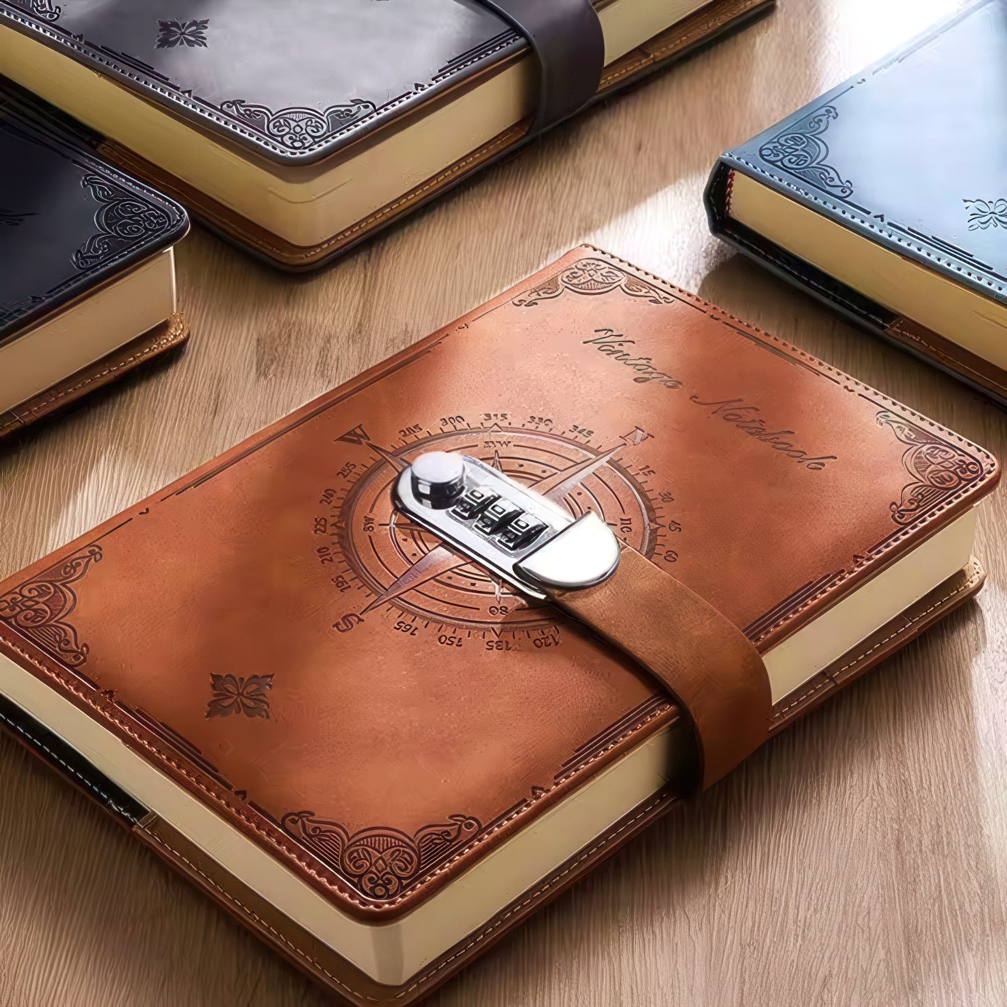 A5 Notebook with Combination Lock