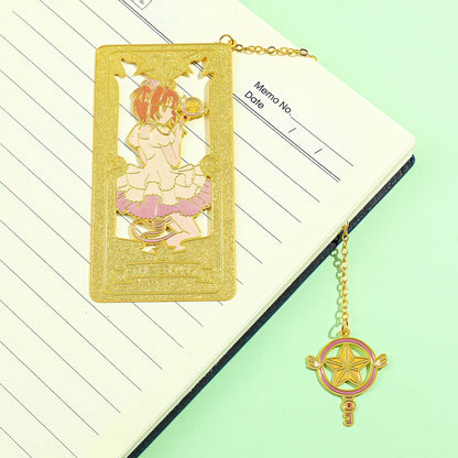 Cardcaptor Sakura Manga Themed Metal Bookmark