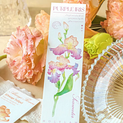 Pictures of Flowers Paper Bookmark Set