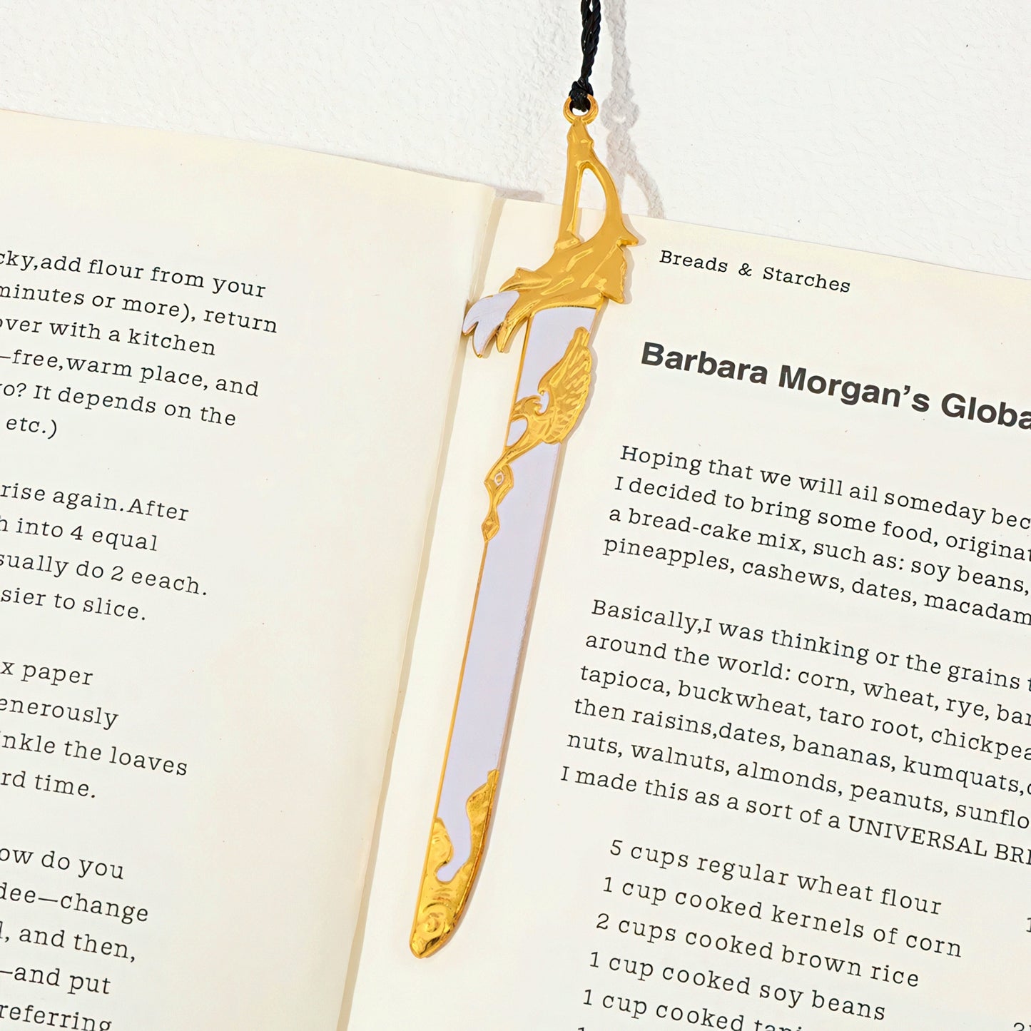 Wuxia Sword Shaped Metal Bookmark