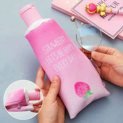 Toothpaste Shaped Pencil Case