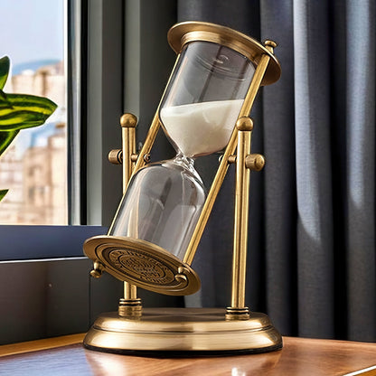 Retro Metal Hourglass
