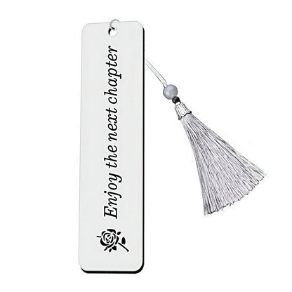 Stainless Steel Bookmark with Uplifting Message