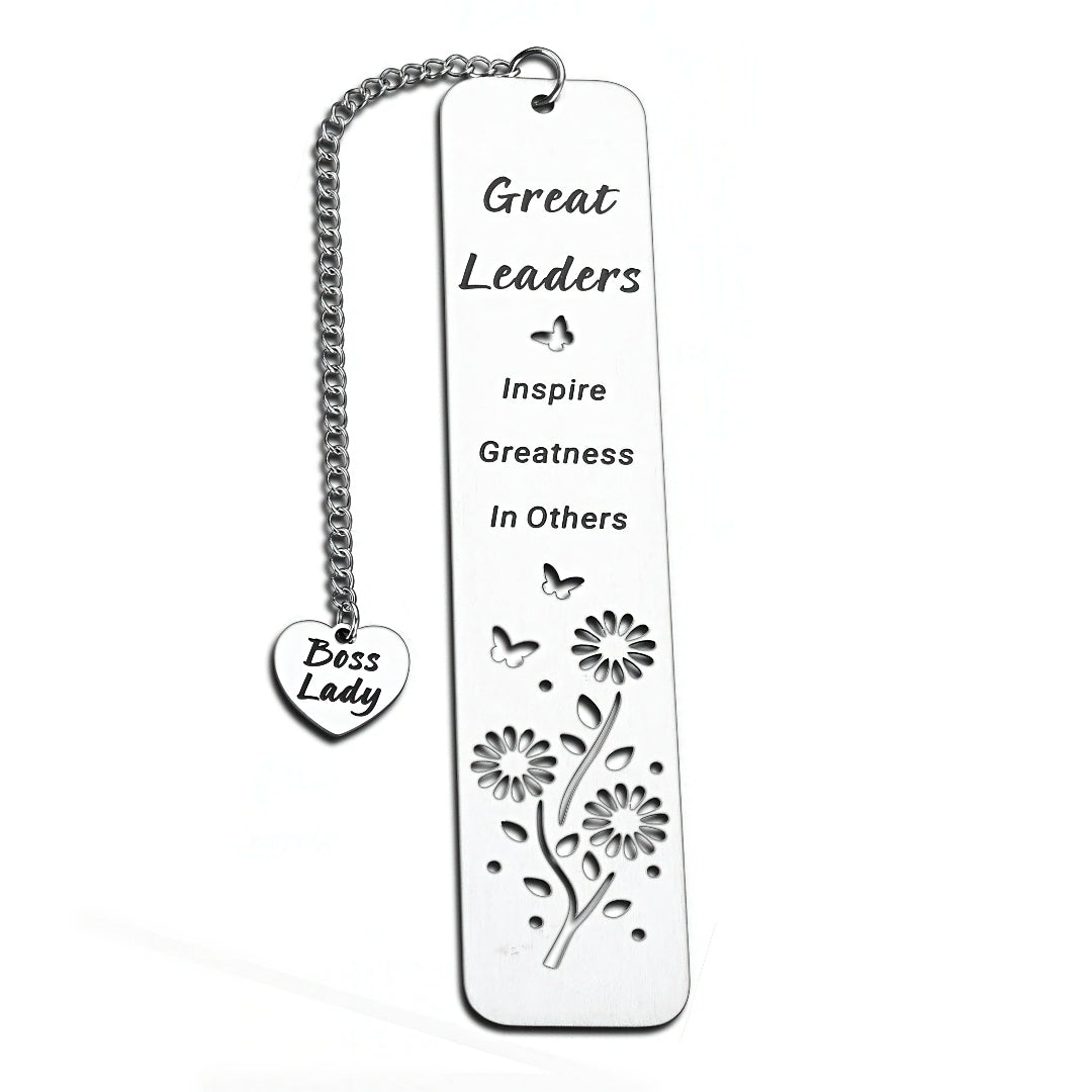 Stainless Steel Bookmark with Uplifting Message