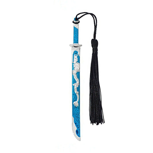 Wuxia Sword Shaped Metal Bookmark