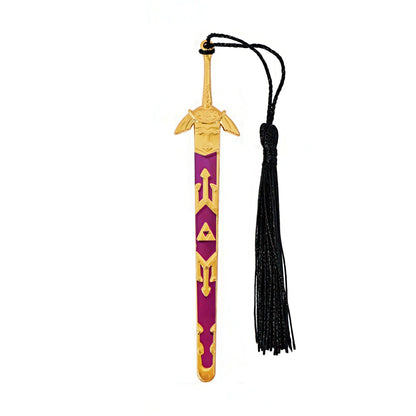 Wuxia Sword Shaped Metal Bookmark