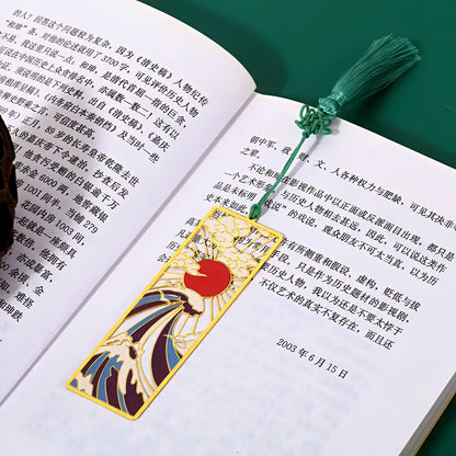 Japanese Art Themed Metal Bookmark