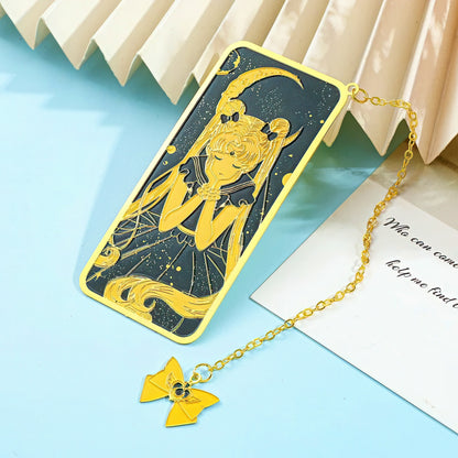 Sailor Moon Manga Themed Metal Bookmark